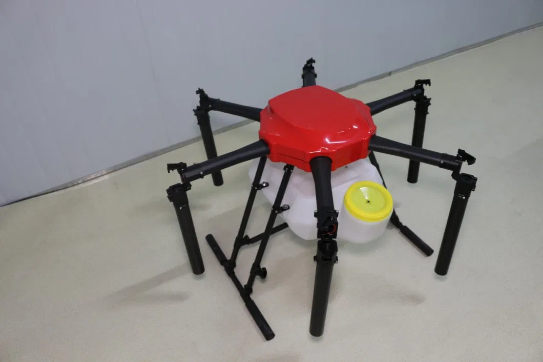 5kg Quadro de drone dobrável 4 eixo L1mx1mxh0.6m Tamanho dobrável Base de eixo do rack 1416mm Precision Injection Molding de plástico 4