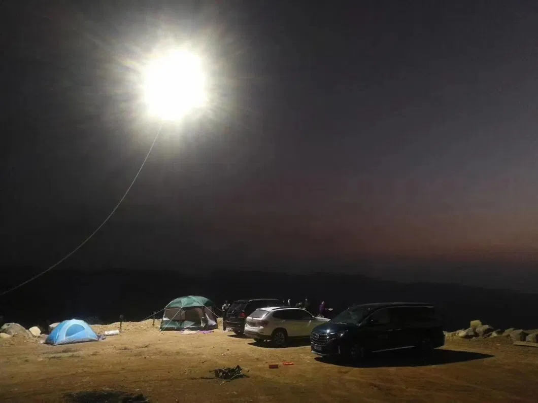 Iluminação MYUAV Drone por cabo Tether Fornecimento de energia continuamente 24 horas para iluminação de emergência 0