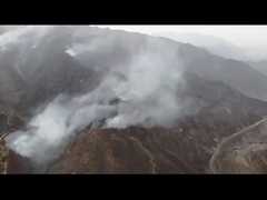 VÍDEO de combate a incêndios florestais