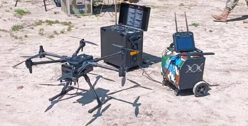 últimas notícias da empresa sobre Teste de distância ar-terra de 108 km do sistema de drones de ligação Myuav MESH