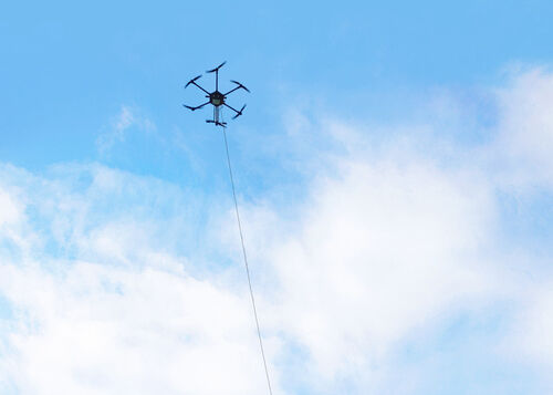 últimas notícias da empresa sobre Quais são as aplicações de drones amarrados com carga útil de 20 kg?