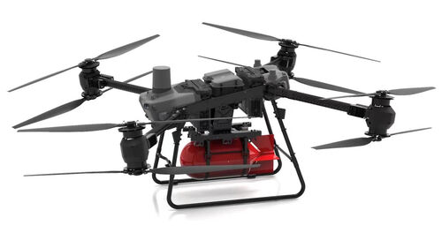 últimas notícias da empresa sobre FC30 Drone montado canhão de água de combate a incêndios DJI FC30 Drone Myuav Drone amarrado até 240m