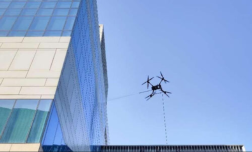 últimas notícias da empresa sobre Analisar os diferentes modos de funcionamento do drone de limpeza de alta altitude e manual de dupla ligação do MYUAV FC30X