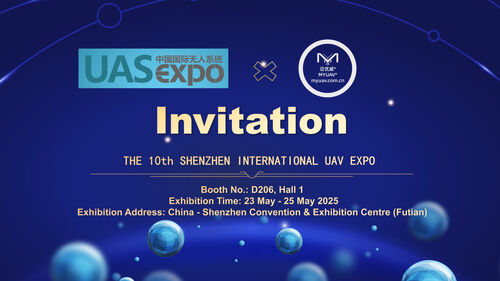 últimas notícias da empresa sobre A MYUAV convida-vos para a 10a Exposição Internacional de UAVs de Shenzhen em 2025.