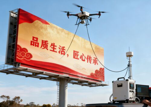 últimas notícias da empresa sobre Baixa Eficiência na Limpeza de Publicidade Exterior? O Sistema de Dupla Ligação da MYUAV Oferece uma Nova Solução!