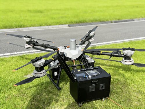 últimas notícias da empresa sobre 60 Metros Acima do Solo! Drone de Combate a Incêndios MYUAV FC100X com Dupla Ligação por Cabo Passa por Teste de Campo