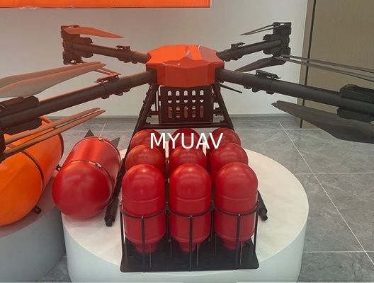 MYUAV Bomba de incêndio baseada em água de drones amarrados (25KG) Para uso de drones Resgate de incêndios florestais Combate a incêndios